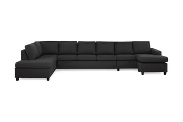 Crazy 6-sits Vänstervänd U-formad XX-Large Soffa med Divan och Schäslong i Tyg