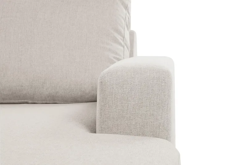 Crazy 6-sits Vänstervänd U-formad XX-Large Soffa med Divan och Schäslong i Tyg - Beige - Möbler - Soffa - U-soffa