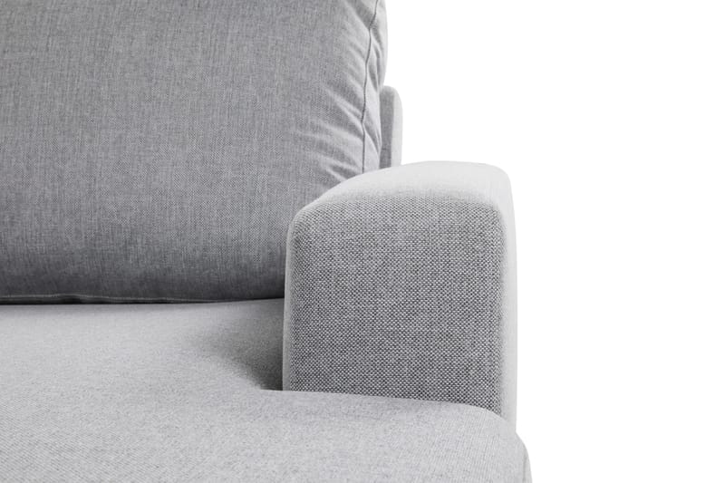 Crazy 6-sits Vänstervänd U-formad XX-Large Soffa med Divan och Schäslong i Tyg - Grå - Möbler - Soffa - U-soffa