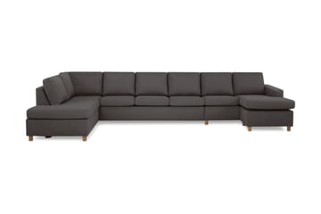 Crazy 6-sits Vänstervänd U-formad XX-Large Soffa med Divan och Schäslong i Tyg