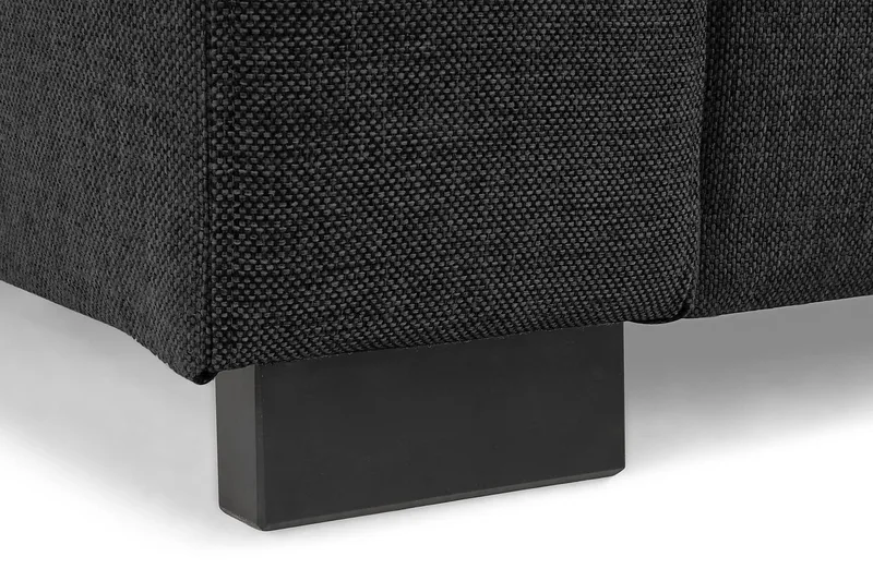 Crazy 6-sits Vänstervänd U-formad XX-Large Soffa med Divan och Schäslong i Tyg - Mörkgrå - Möbler - Soffa - U-soffa