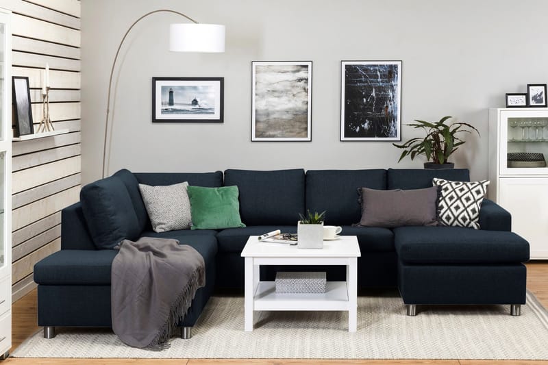 Crazy U-soffa Large Divan Höger - Mörkblå - Möbler - Soffa - U-soffa