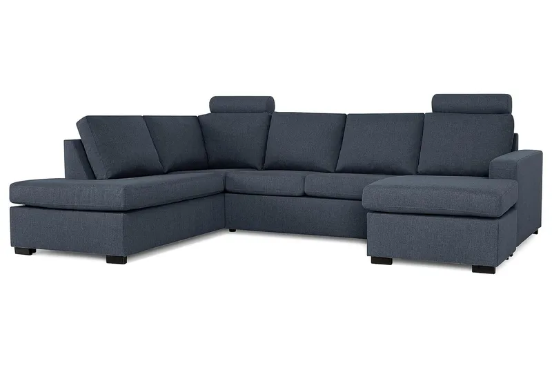 Crazy U-soffa Large Divan Höger - Mörkblå - Möbler - Soffa - U-soffa