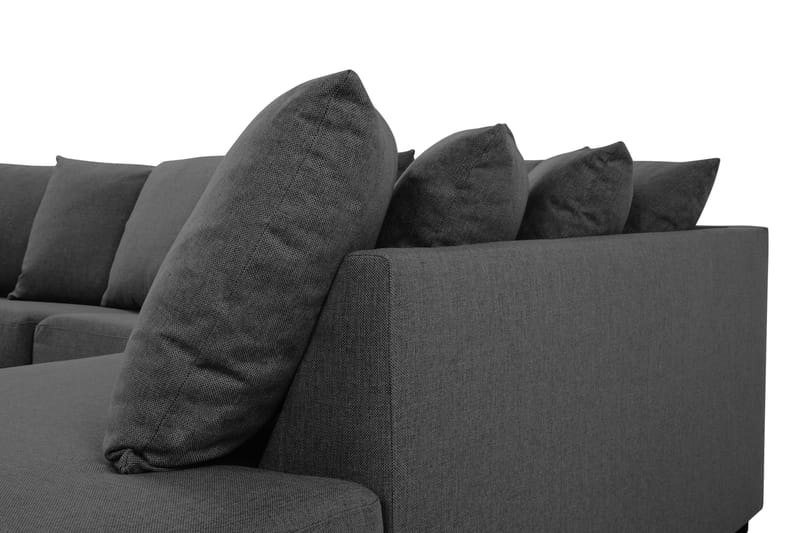 Crazy U-soffa Small Divan Vänster inkl Kuvertkuddar - Mörkgrå - Möbler - Soffa - U-soffa