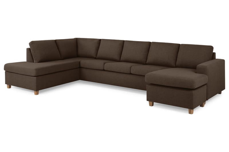 Crazy U-soffa XL Divan Höger - Brun - Möbler - Soffa - U-soffa