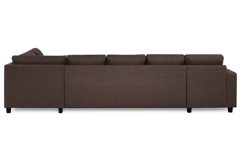 Crazy U-soffa XL Divan Vänster - Brun - U-soffa