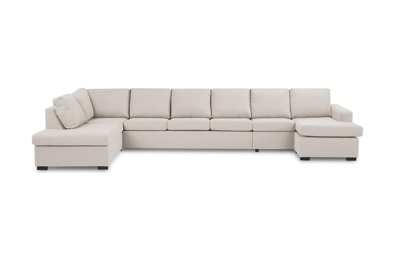 Crazy U-soffa XXL Divan Höger - Beige - U-soffa