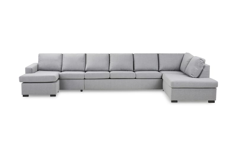 Crazy U-soffa XXL Divan Vänster - Ljusgrå - Möbler - Soffa - U-soffa