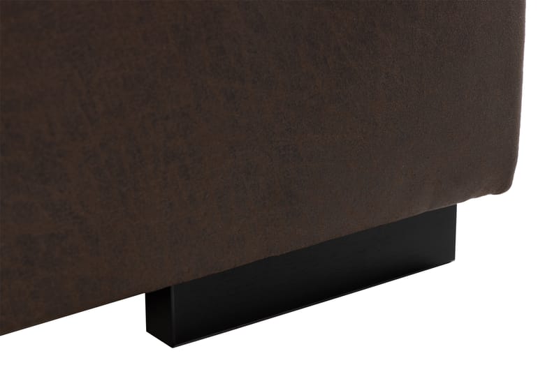 Cuba 5-sits Vänstervänd U-formad Soffa med Divan och Schäslong i Manchester/Konstläder - Brun / Beige - Möbler - Soffa - U-soffa