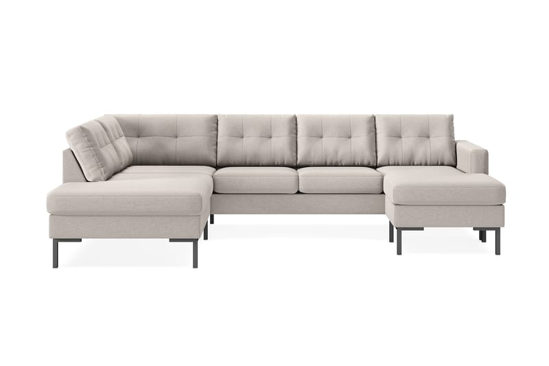 Frillestad 4-sits U-soffa Divan Höger - Beige - U-soffa