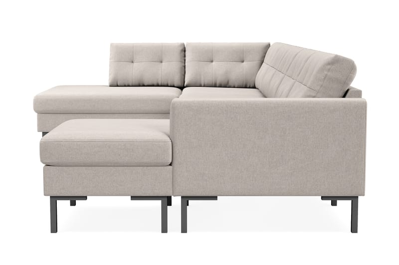 Frillestad 5-sits Vänstervänd U-formad Soffa med Divan och Schäslong i Tyg - Beige - Möbler - Soffa - U-soffa