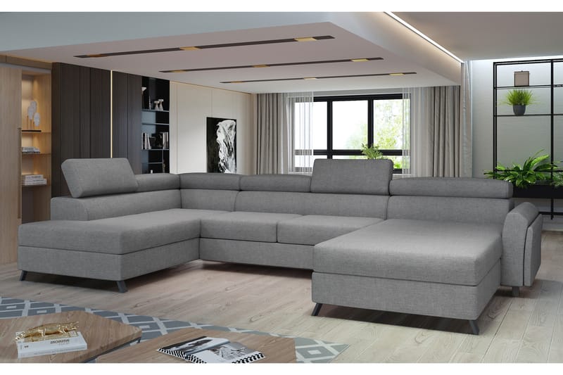 Josette U-soffa med Divan Höger - Grå - Möbler - Soffa - U-soffa