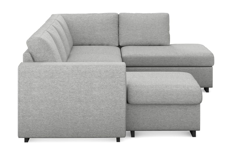 Link 4-sits Högervänd U-formad Large Soffa med Divan och Schäslong i Tyg - Ljusgr�å - Möbler - Soffa - U-soffa