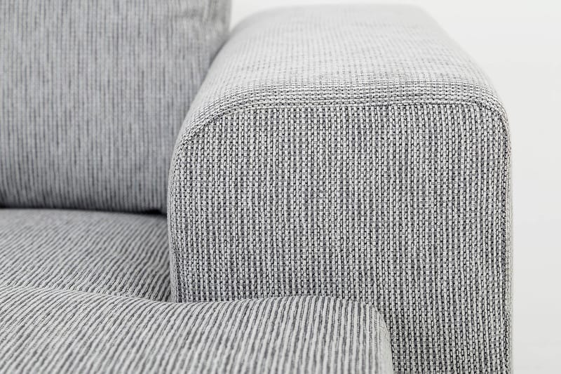 Link 4-sits Vänstervänd U-formad Soffa med Divan och Schäslong i Tyg - Ljusgrå - Möbler - Soffa - U-soffa