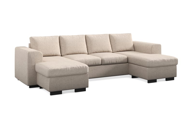 Link Dubbeldivansoffa 4-sits - U-soffa
