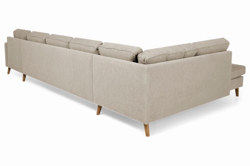 Monroe U-soffa Large med Divan Höger - Beige - Möbler - Soffa - U-soffa