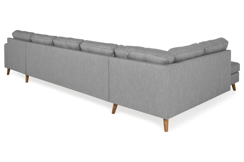 Monroe U-soffa Large med Divan Höger - Grå - U-soffa