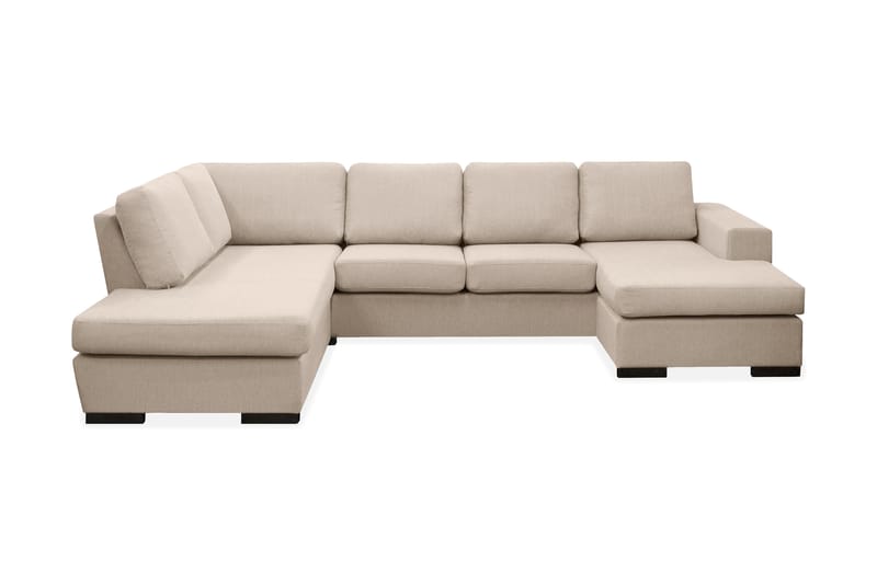 Nebraska U-soffa med Divan Höger - Beige - U-soffa