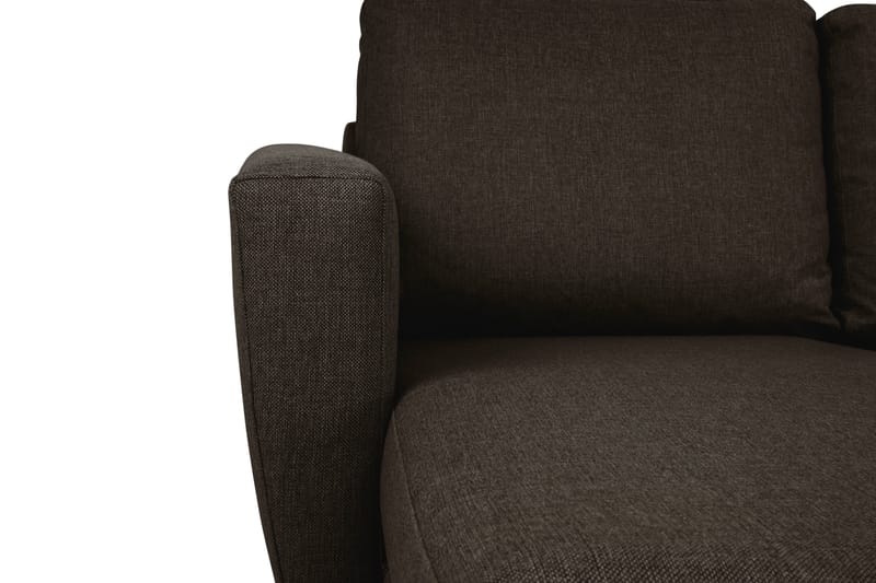 Nordic U-soffa Large med Divan Vänster - Brun - U-soffa