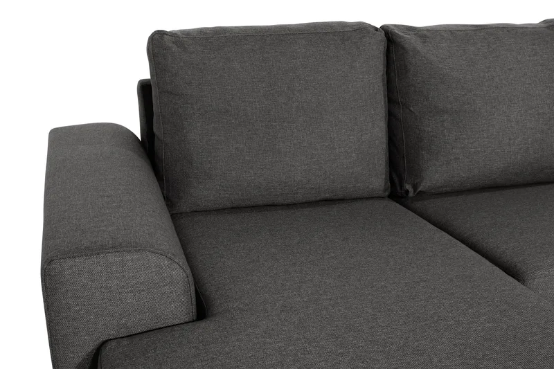 Ocean 4-sits Högervänd U-formad Soffa med Divan och Schäslong i Tyg - Mörkgrå - Möbler - Soffa - U-soffa