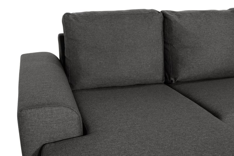 Ocean 4-sits Högervänd U-formad Soffa med Divan och Schäslong i Tyg - Mörkgrå - Möbler - Soffa - U-soffa