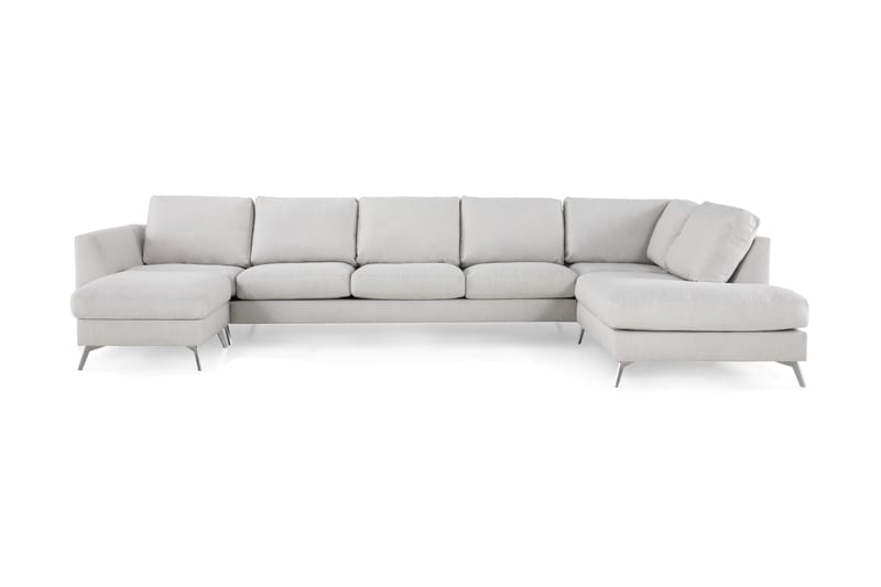 Ocean Lyx U-soffa med Schäslong Höger - Linnebeige - Möbler - Soffa - U-soffa