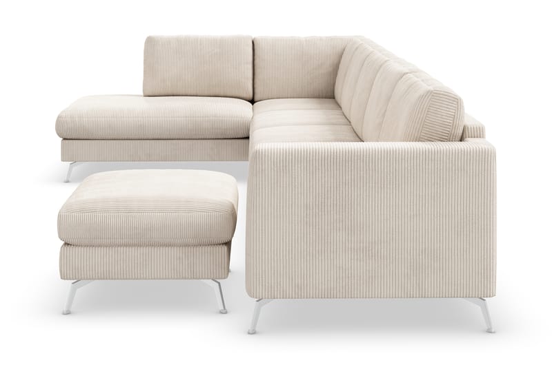 Ocean Lyx U-soffa med Schäslong Vänster - Beige - Möbler - Soffa - U-soffa