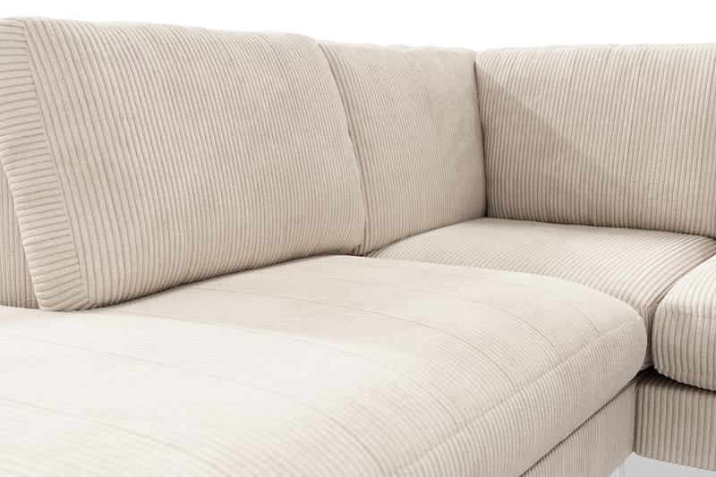 Ocean Lyx U-soffa med Schäslong Vänster - Beige - Möbler - Soffa - U-soffa