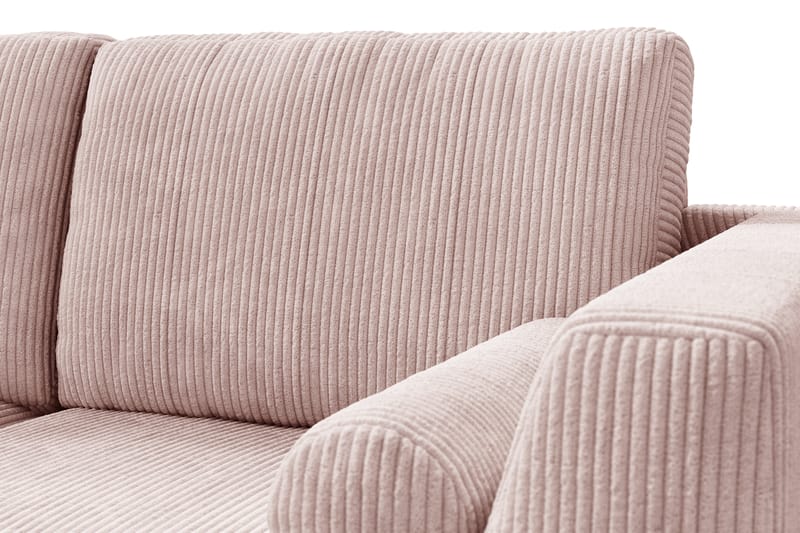 Ocean Lyx U-soffa med Schäslong Vänster - Rosa - U-soffa