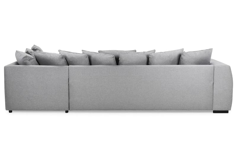 Optus 4-sits Högervänd U-formad Soffa med Divan och Schäslong i Tyg inkl Kuvertkuddar - Ljusgrå - Möbler - Soffa - U-soffa