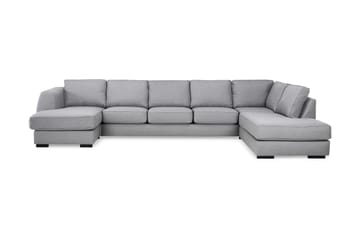 Optus 6-sits Högervänd U-formad Large Soffa med Divan och Schäslong i Tyg