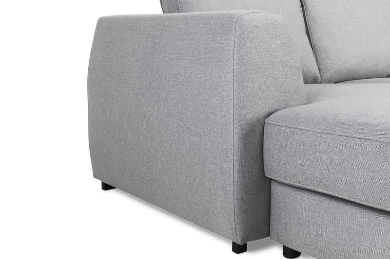 Optus 6-sits Högervänd U-formad Large Soffa med Divan och Schäslong i Tyg - Ljusgrå - Möbler - Soffa - U-soffa