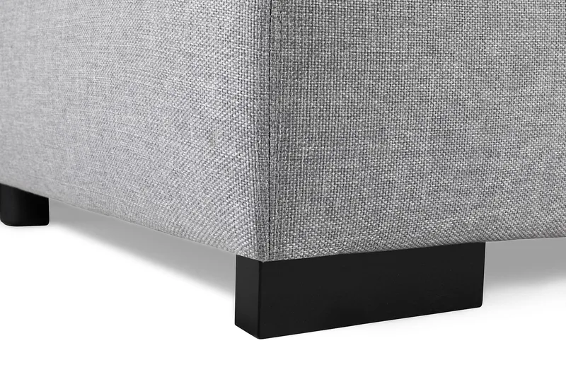 Optus 6-sits Högervänd U-formad Large Soffa med Divan och Schäslong i Tyg - Ljusgrå - Möbler - Soffa - U-soffa