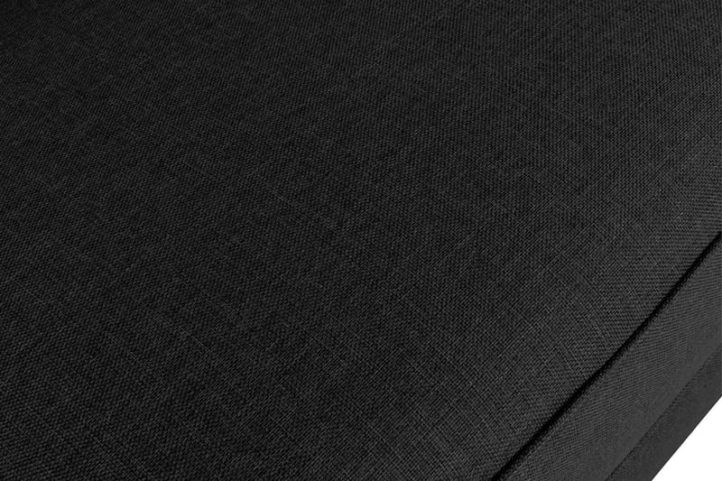 Optus 6-sits Högervänd U-formad Large Soffa med Divan och Schäslong i Tyg - Svart - Möbler - Soffa - U-soffa