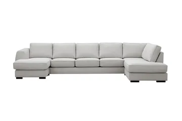 Optus 6-sits U-soffa med Divan och schäslong vänster