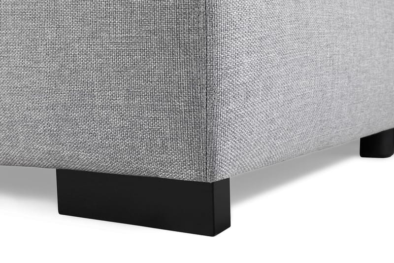 Optus 6-sits Vänstervänd U-formad Large Soffa med Divan och Schäslong i Tyg - Ljusgrå - Möbler - Soffa - U-soffa