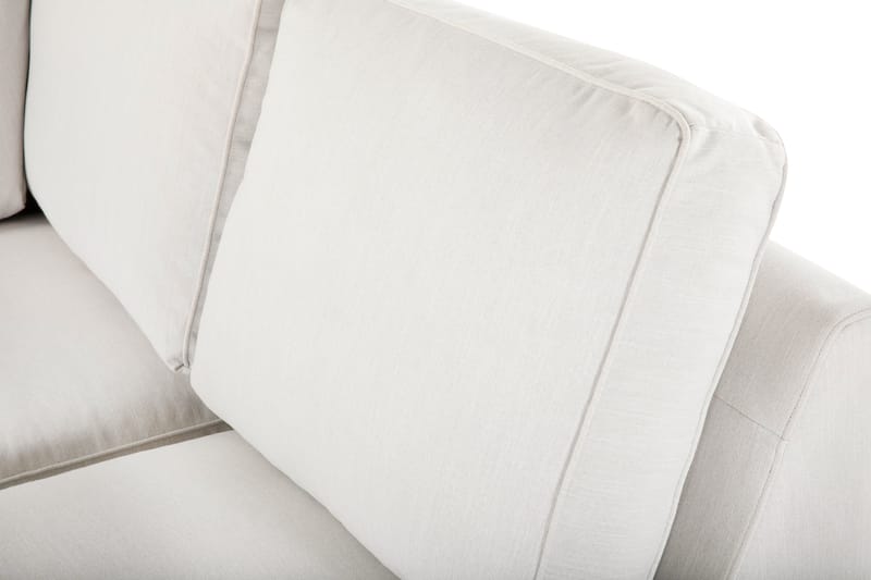Optus Lyx 4-sits Högervänd U-formad Soffa med Divan och Schäslong i Tyg - Ljusgrå - Möbler - Soffa - U-soffa