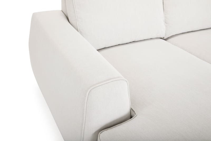 Optus Lyx 4-sits Högervänd U-formad Soffa med Divan och Schäslong i Tyg - Ljusgrå - Möbler - Soffa - U-soffa
