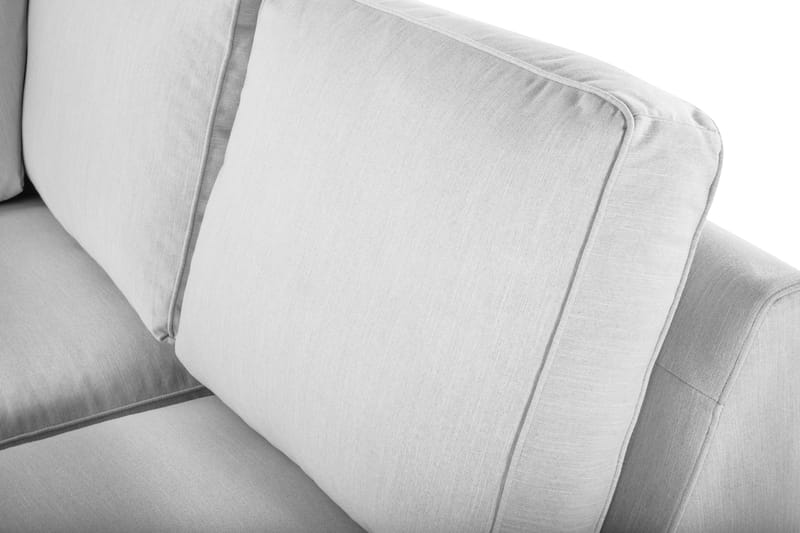 Optus Lyx 6-sits Högervänd U-formad Large Soffa med Divan och Schäslong i Tyg - Grå - Möbler - Soffa - U-soffa