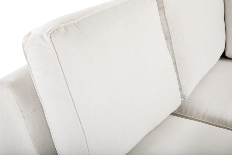 Optus Lyx 6-sits Vänstervänd U-formad Large Soffa med Divan och Schäslong i Tyg - Ljusgrå - Möbler - Soffa - U-soffa