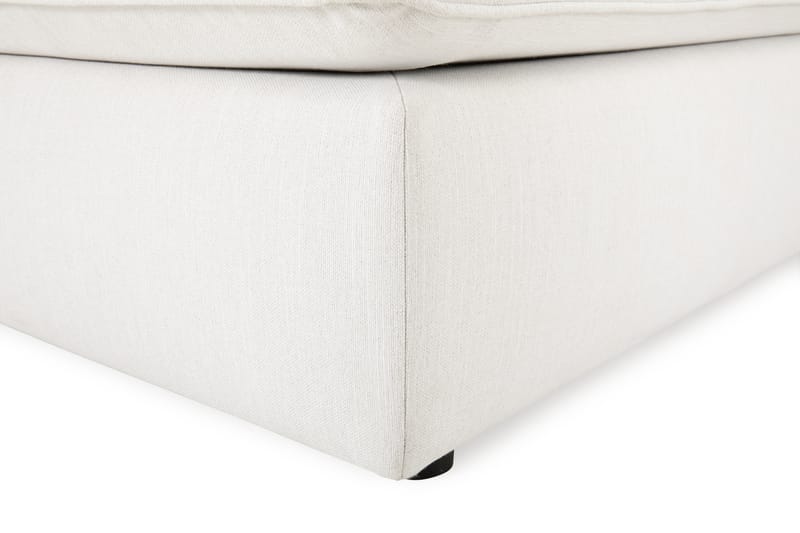 Optus Lyx 6-sits Vänstervänd U-formad Large Soffa med Divan och Schäslong i Tyg - Ljusgrå - Möbler - Soffa - U-soffa