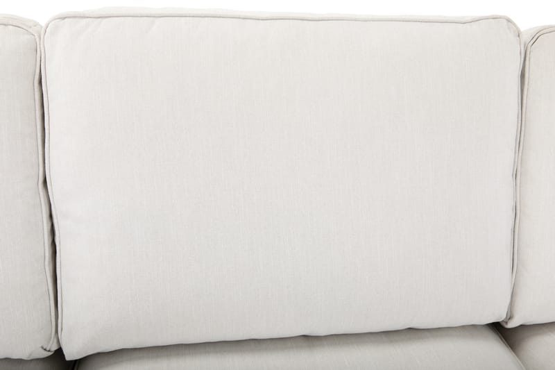 Optus Lyx 6-sits Vänstervänd U-formad Large Soffa med Divan och Schäslong i Tyg - Ljusgrå - Möbler - Soffa - U-soffa