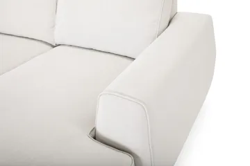 Optus Lyx 6-sits Vänstervänd U-formad Large Soffa med Divan och Schäslong i Tyg - Ljusgrå - Möbler - Soffa - U-soffa