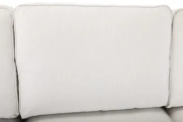 Optus Lyx 6-sits Vänstervänd U-formad Large Soffa med Divan och Schäslong i Tyg - Ljusgrå - Möbler - Soffa - U-soffa