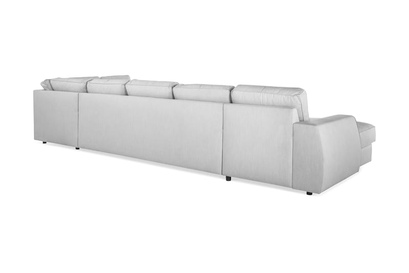 Optus Lyx U-soffa med Divan Large Vänster - Linnegrå - U-soffa