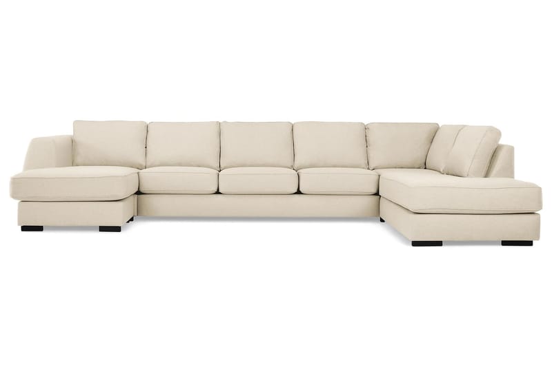 Optus U-soffa Large med Divan Vänster - Beige - U-soffa