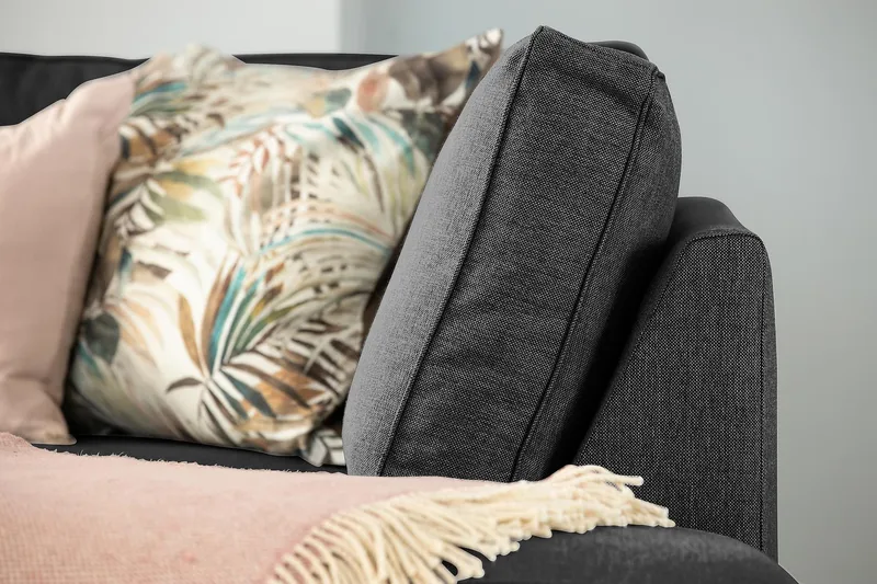 Optus U-soffa Large med Divan Vänster - Mörkgrå - Möbler - Soffa - U-soffa