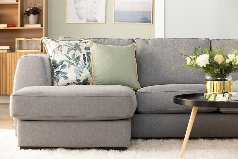 Optus U-soffa med Divan Höger - Ljusgrå - Möbler - Soffa - U-soffa