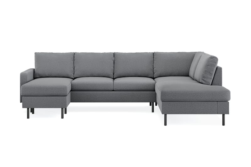 Peppe Soffa m. Divan och Schäslong 5-sits Höger - Ljusgrå - Möbler - Soffa - U-soffa