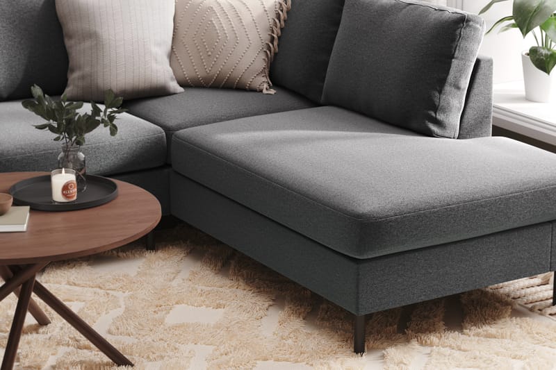 Peppe Soffa m. Divan och Schäslong 5-sits Höger - Ljusgrå - Möbler - Soffa - U-soffa